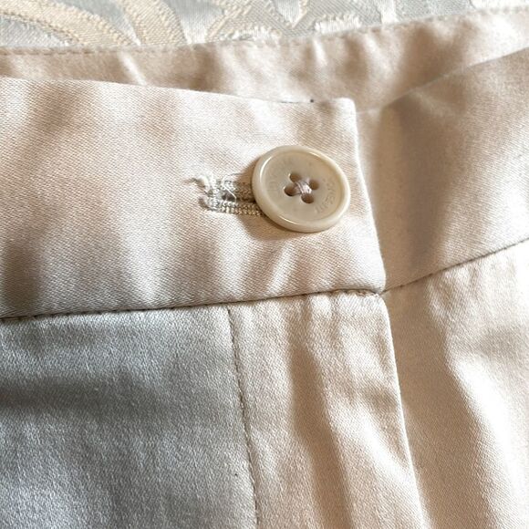 Jones New York Signature stretch fly front crop capri pants w pockets 14 Petite - Picture 3 of 9